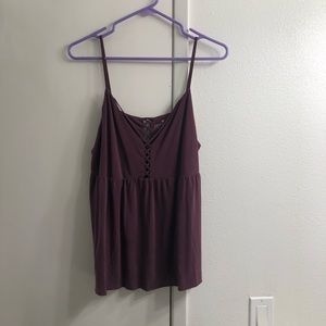 Women’s purple tank top
